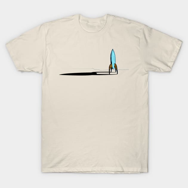 rocket landing T-Shirt by callingtomorrow